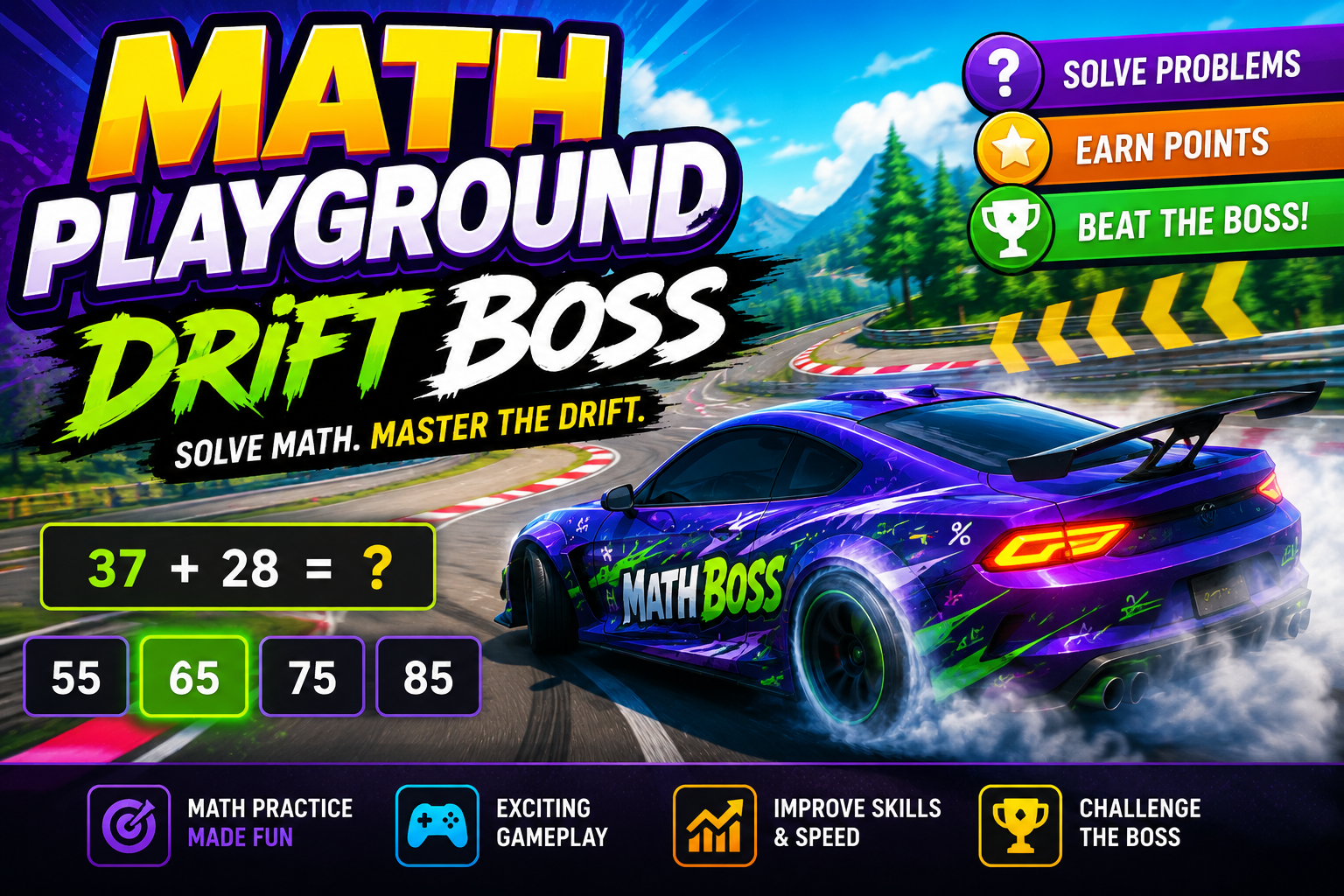 Math Playground Drift Boss