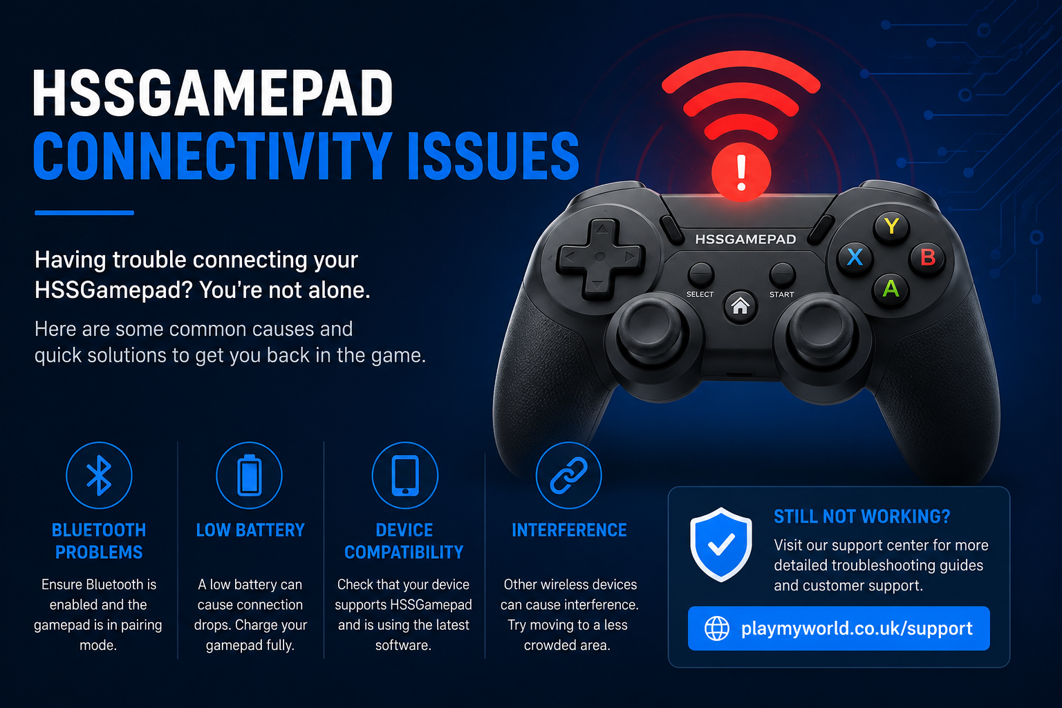 Connectivity Issues HSSGamepad
