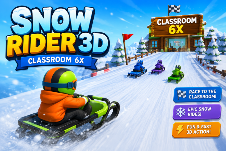 Snow Rider 3D Classroom 6x: