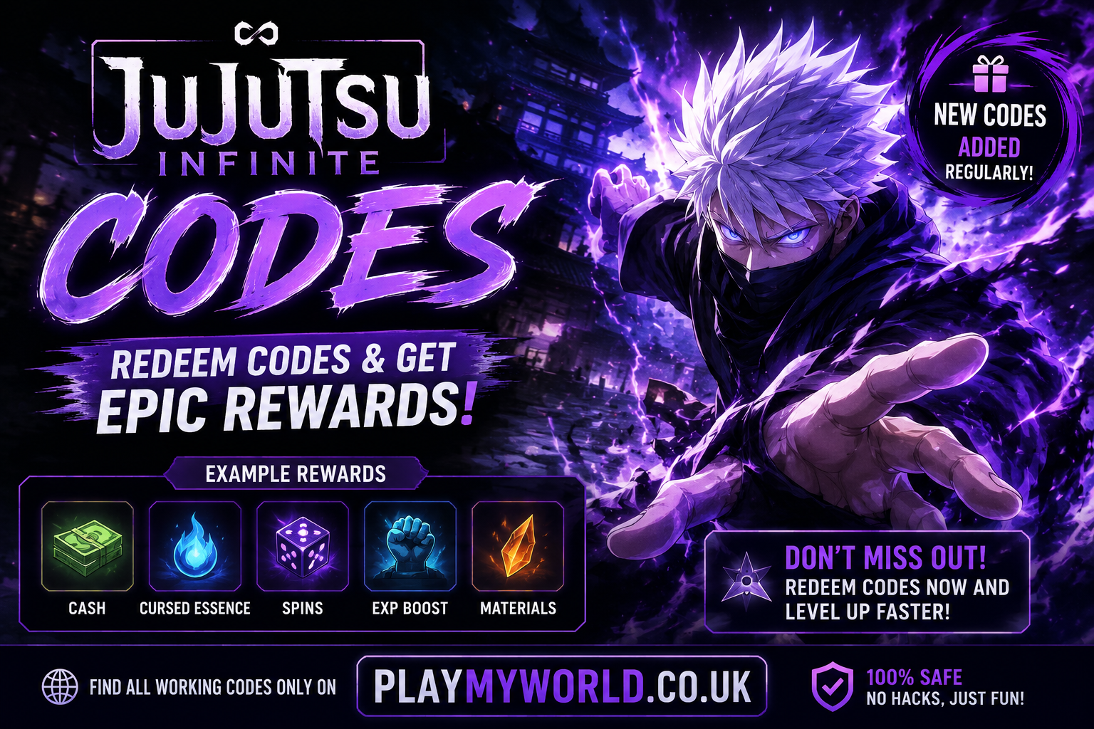 Jujutsu Infinite Codes