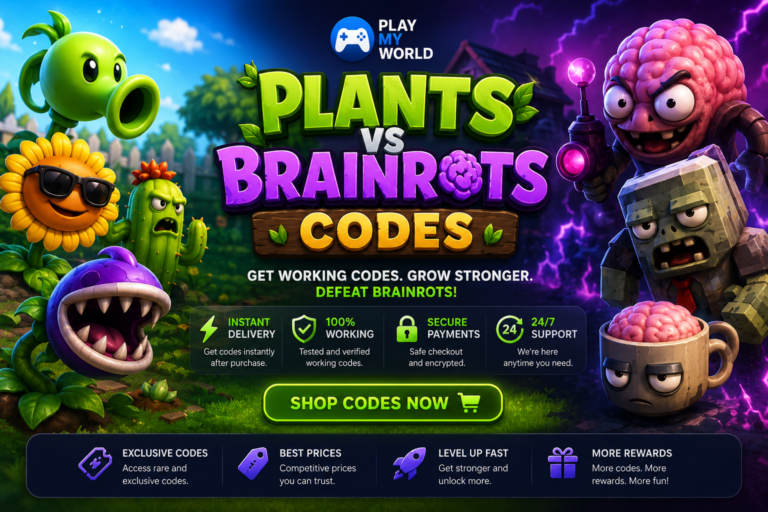Plants vs Brainrots Codes