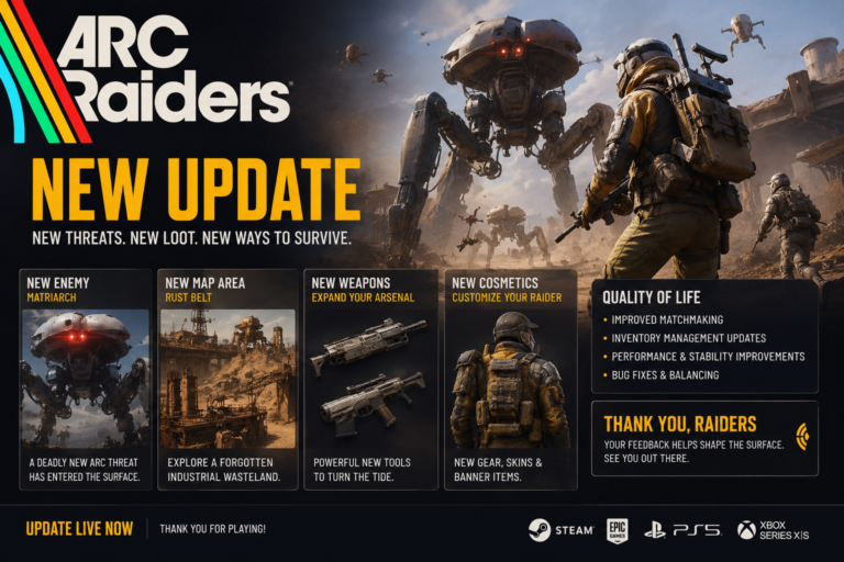 Arc Raiders Update