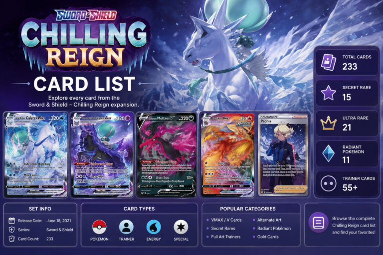 Chilling Reign Card List
