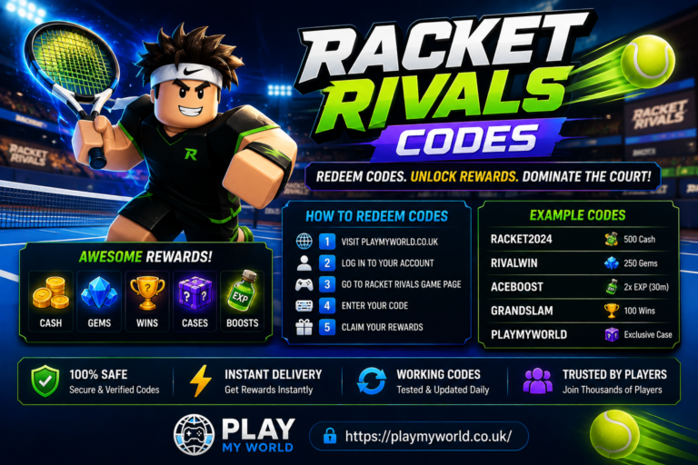 Racket Rivals Codes