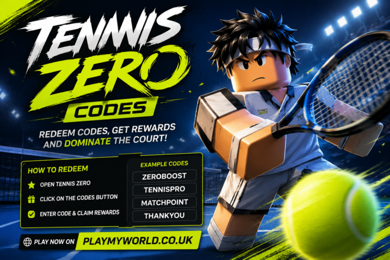 Tennis Zero Codes