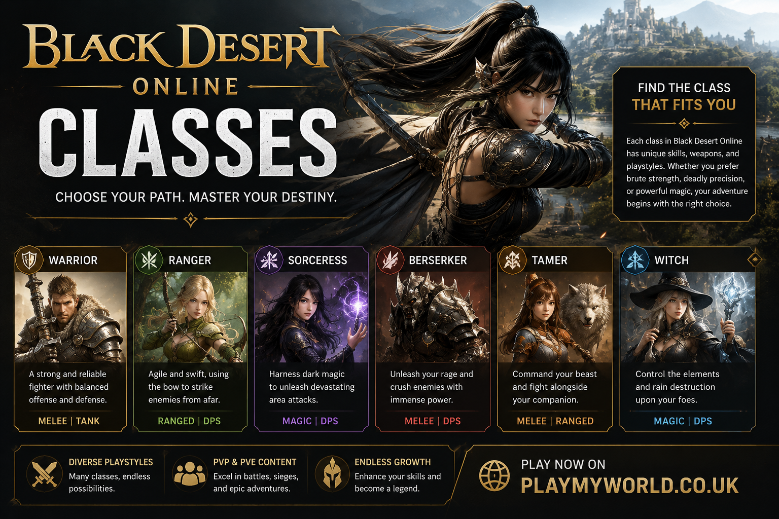 Black Desert Online Classes